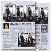 working out